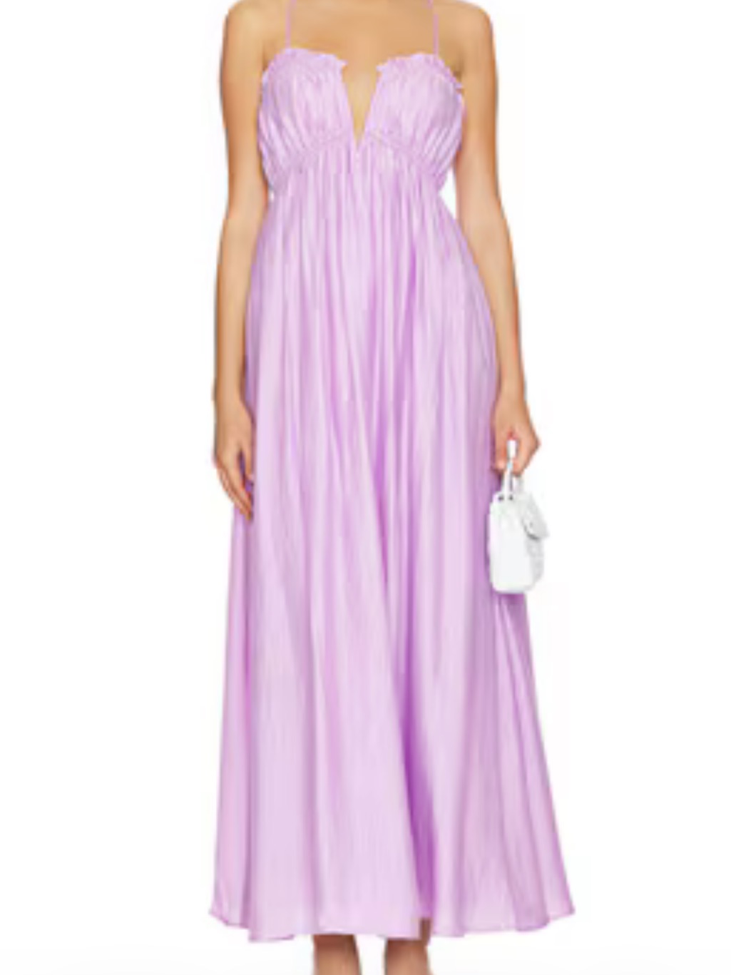 Line & Dot Lavender Spaghetti-Strap Maxi Dress